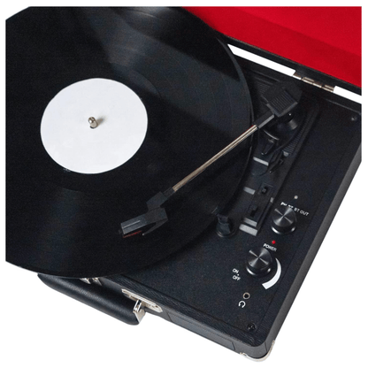 Victor Metro Dual Bluetooth Suitcase 3-Speed Turntable Jupiter Gear Home