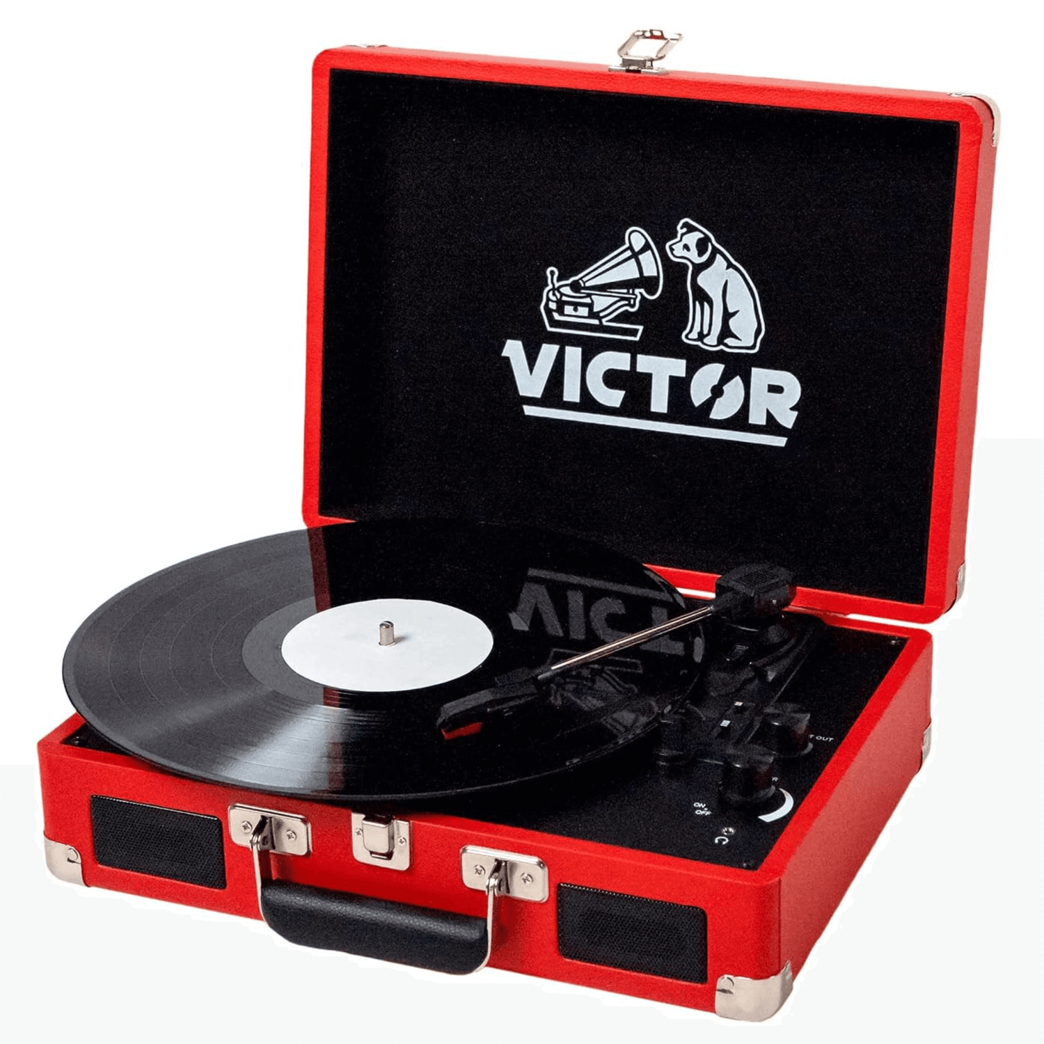 Victor Metro Dual Bluetooth Suitcase 3-Speed Turntable Jupiter Gear Home