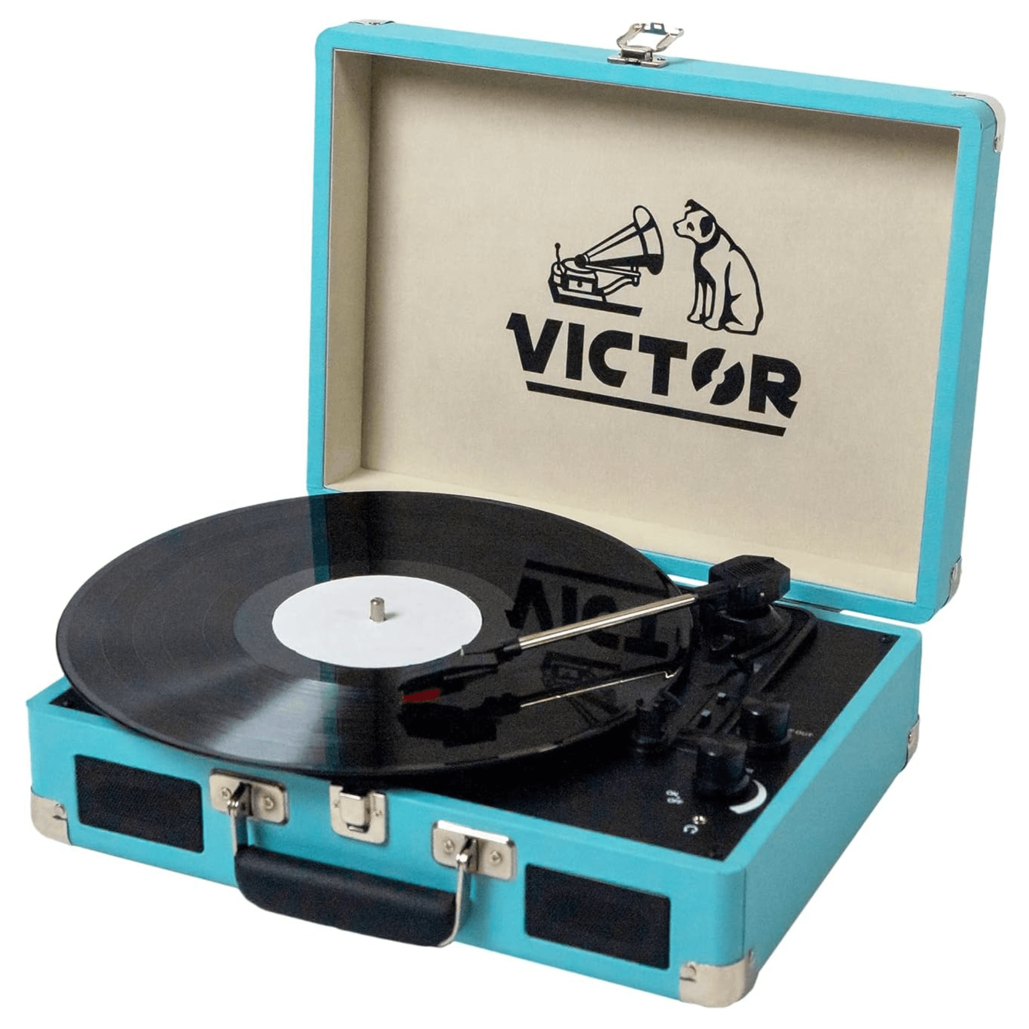 Victor Metro Dual Bluetooth Suitcase 3-Speed Turntable Jupiter Gear Home
