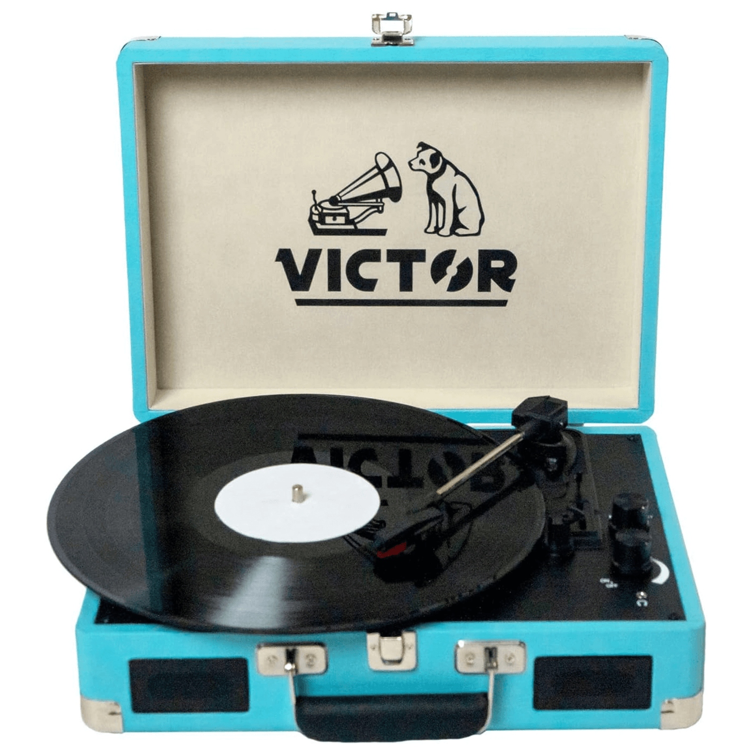 Victor Metro Dual Bluetooth Suitcase 3-Speed Turntable Jupiter Gear Home