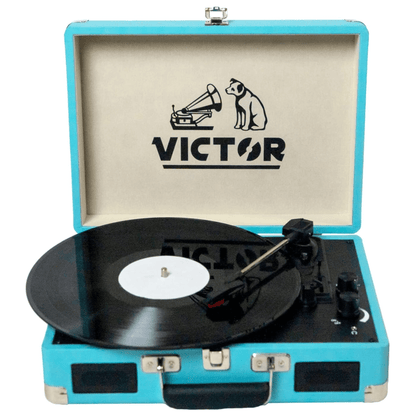 Victor Metro Dual Bluetooth Suitcase 3-Speed Turntable Jupiter Gear Home