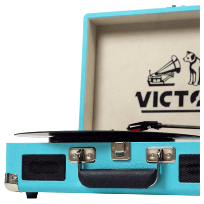 Victor Metro Dual Bluetooth Suitcase 3-Speed Turntable Jupiter Gear Home