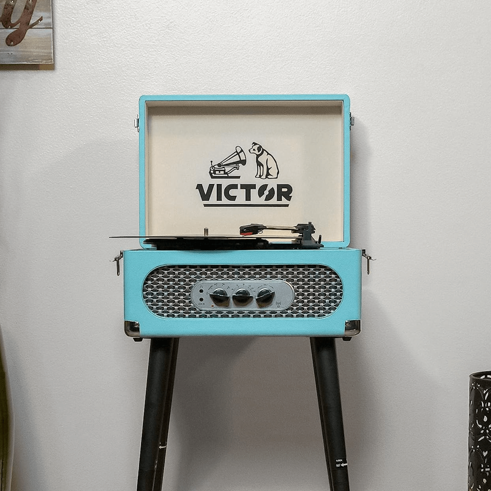 Victor Andover 5-in-1 Music Center with Chair-Height Legs and Bluetooth Function Jupiter Gear Home