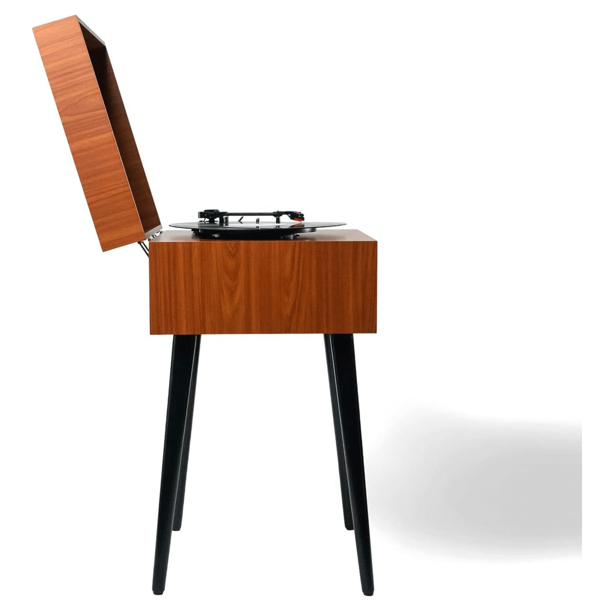 Victor Newbury 8-in-1 Music Center w Chair-Height Legs, USB Slot &amp; AM FM Radio Jupiter Gear Home
