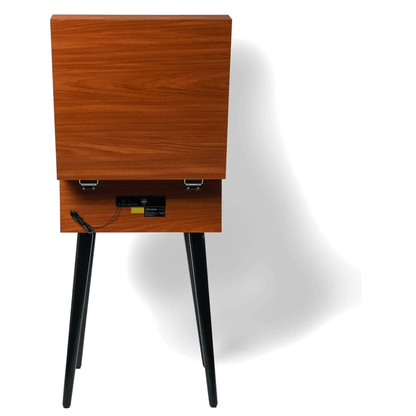 Victor Newbury 8-in-1 Music Center w Chair-Height Legs, USB Slot &amp; AM FM Radio Jupiter Gear Home