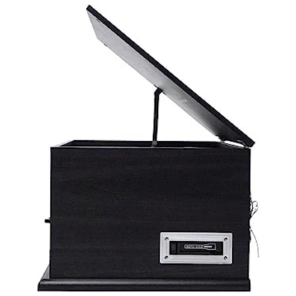 Victor State 7-in-1 Wood Music Center with 3-Speed Turntable and Dual Bluetooth Jupiter Gear Home