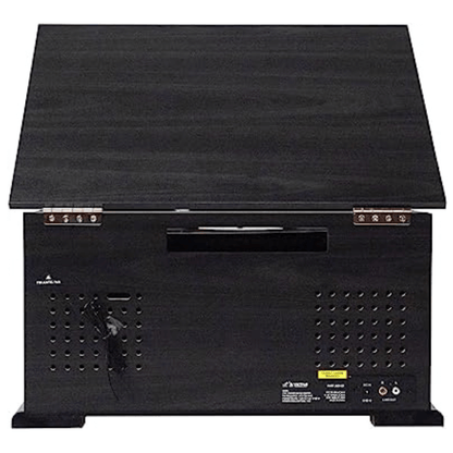 Victor State 7-in-1 Wood Music Center with 3-Speed Turntable and Dual Bluetooth Jupiter Gear Home