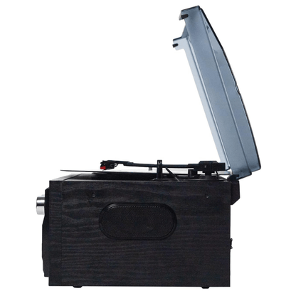 Victor Cosmopolitan 8-in-1 Turntable Music Center with Bluetooth, USB &amp; Cassette Jupiter Gear Home