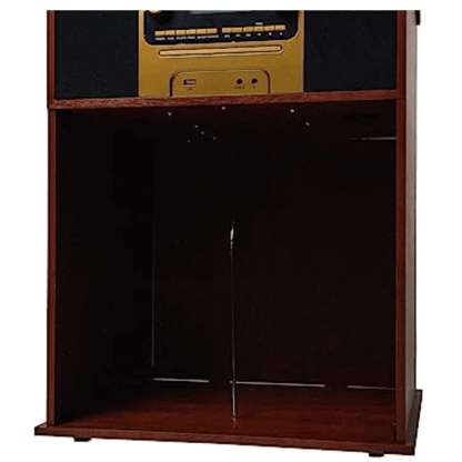 Victor Boyleston 7-in-1 3-Speed Turntable Music Center w Album Storage and USB Port Jupiter Gear Home