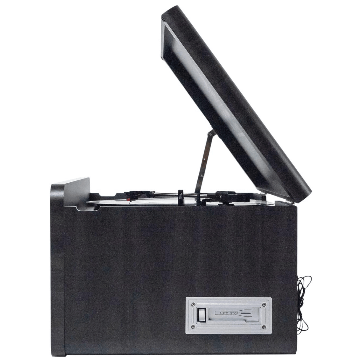Victor Monument 8-in-1 Wood Music Center with 3-Speed Turntable &amp; Dual Bluetooth Jupiter Gear Home