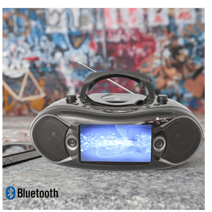 Naxa 7" Bluetooth DVD Boombox and TV - Refurbished Jupiter Gear Home