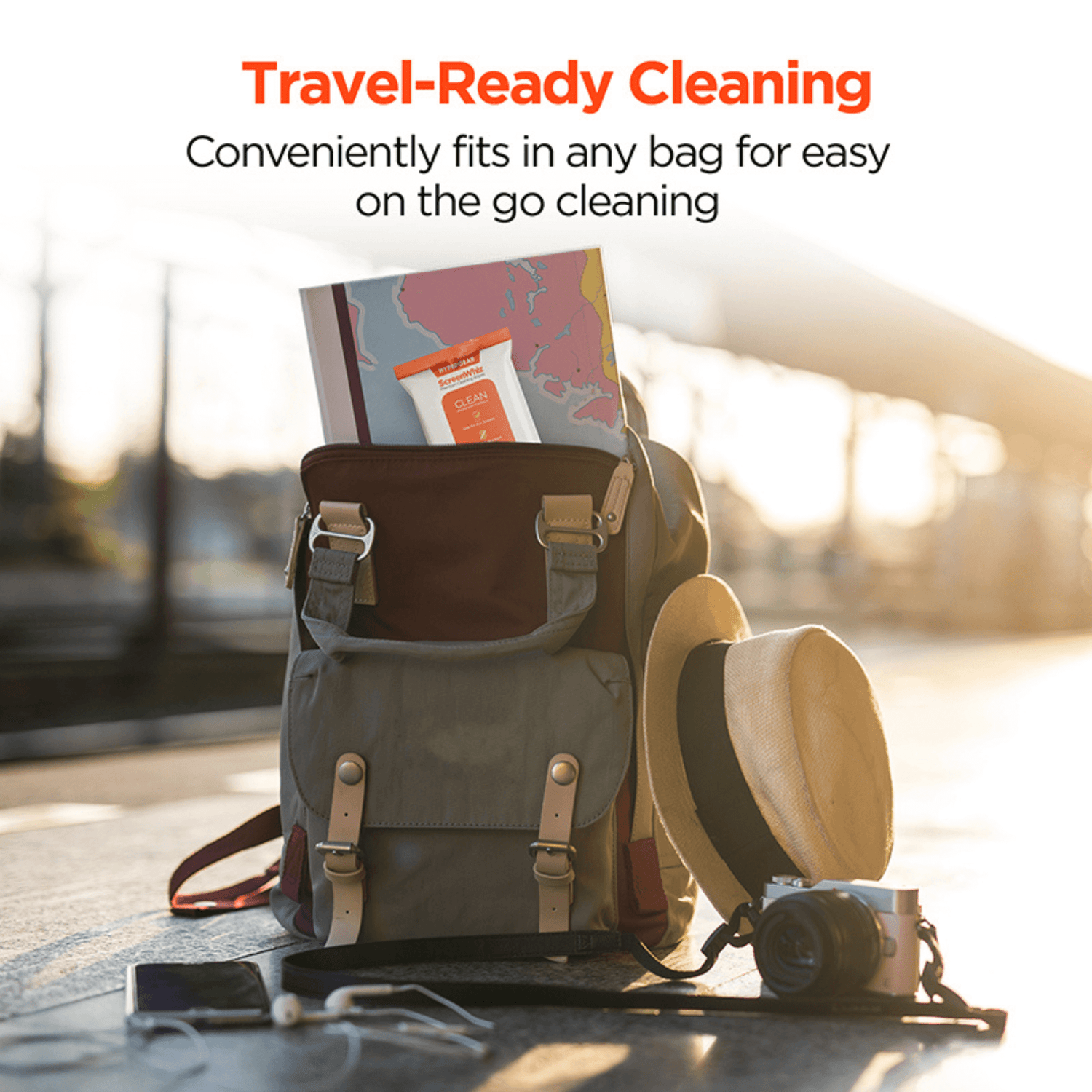 HyperGear ScreenWhiz Screen Cleaning Wipes and Cloth Kit Jupiter Gear Home