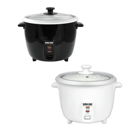 Better Chef 8-Cup - 16-Cup Cooked - Rice Cooker with Measuring Cup and Paddle Jupiter Gear Home