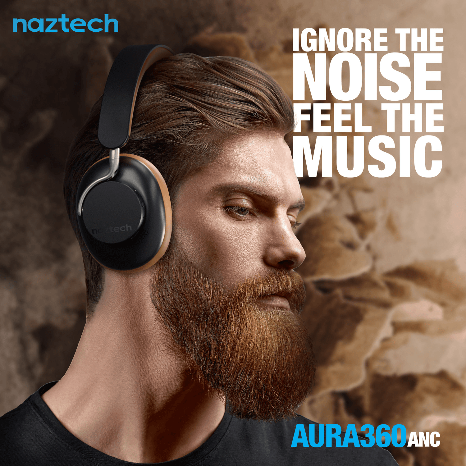 Naztech Aura 360 ANC Wireless Headphones Jupiter Gear Home