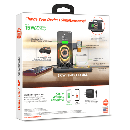 HyperGear 4 in 1 Wireless Charging Stand Jupiter Gear Home