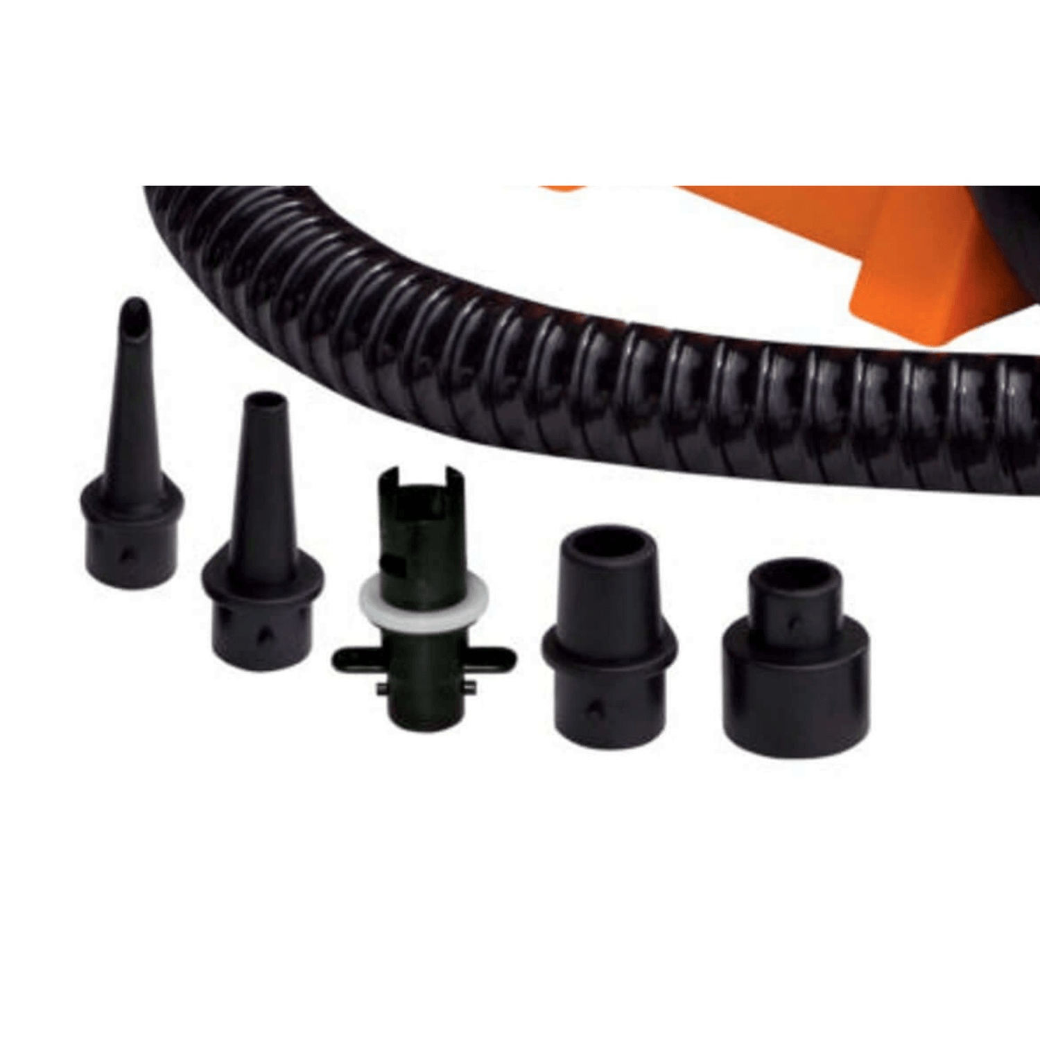 WOW Watersports AIR MAX PUMP with 5 Universal Valve Adapters and 12ft Cord Jupiter Gear Home