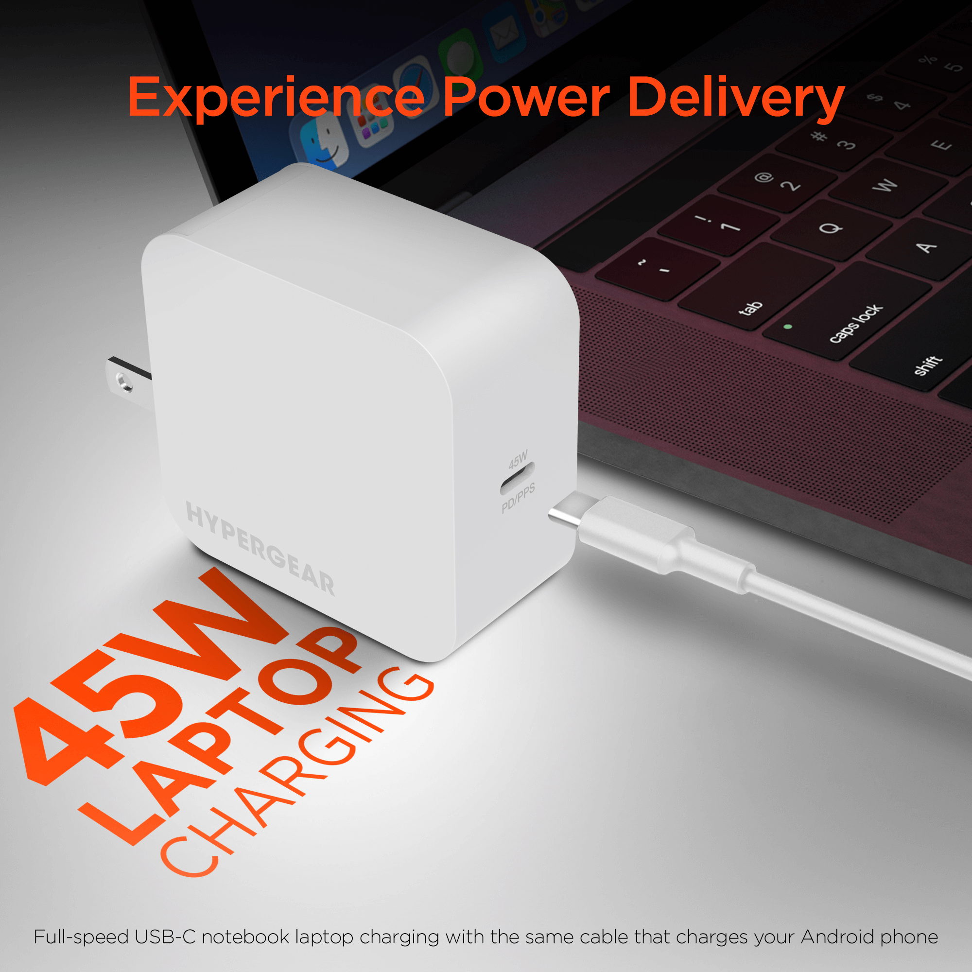 HyperGear PD45W USB-C Wall Charger Jupiter Gear Home