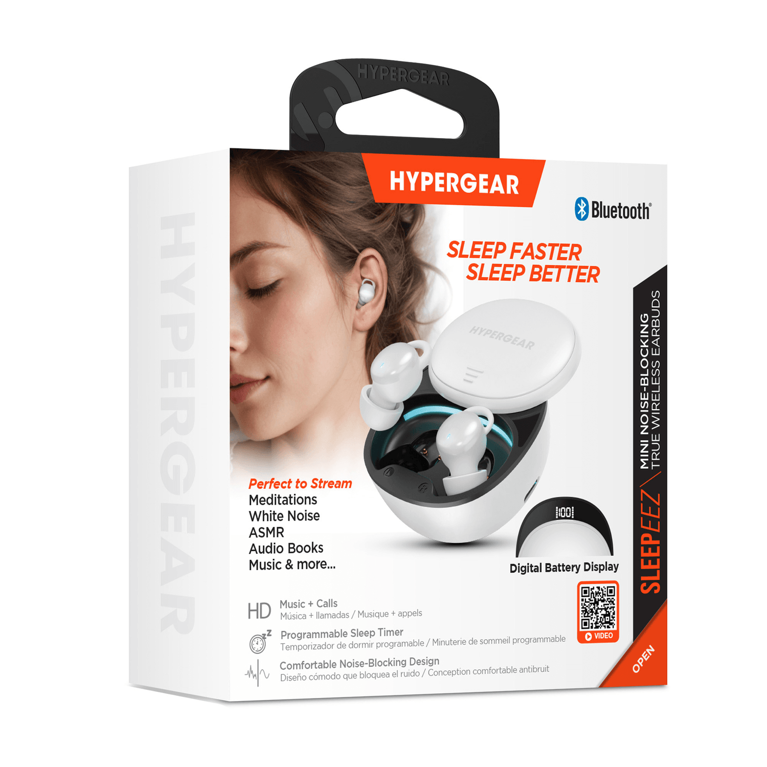 HyperGear SleepEEZ Mini Noise-Blocking True Wireless Earbuds for Sleeping Jupiter Gear Home