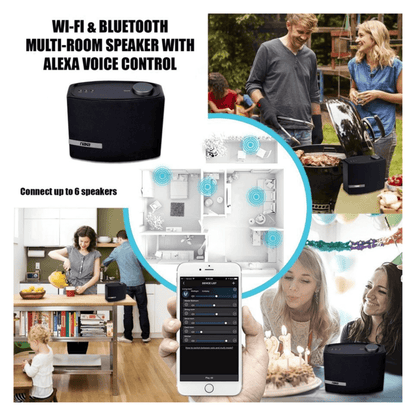 Naxa Multi-Room Bluetooth Speaker with Voice Control - Refurbished Jupiter Gear Home