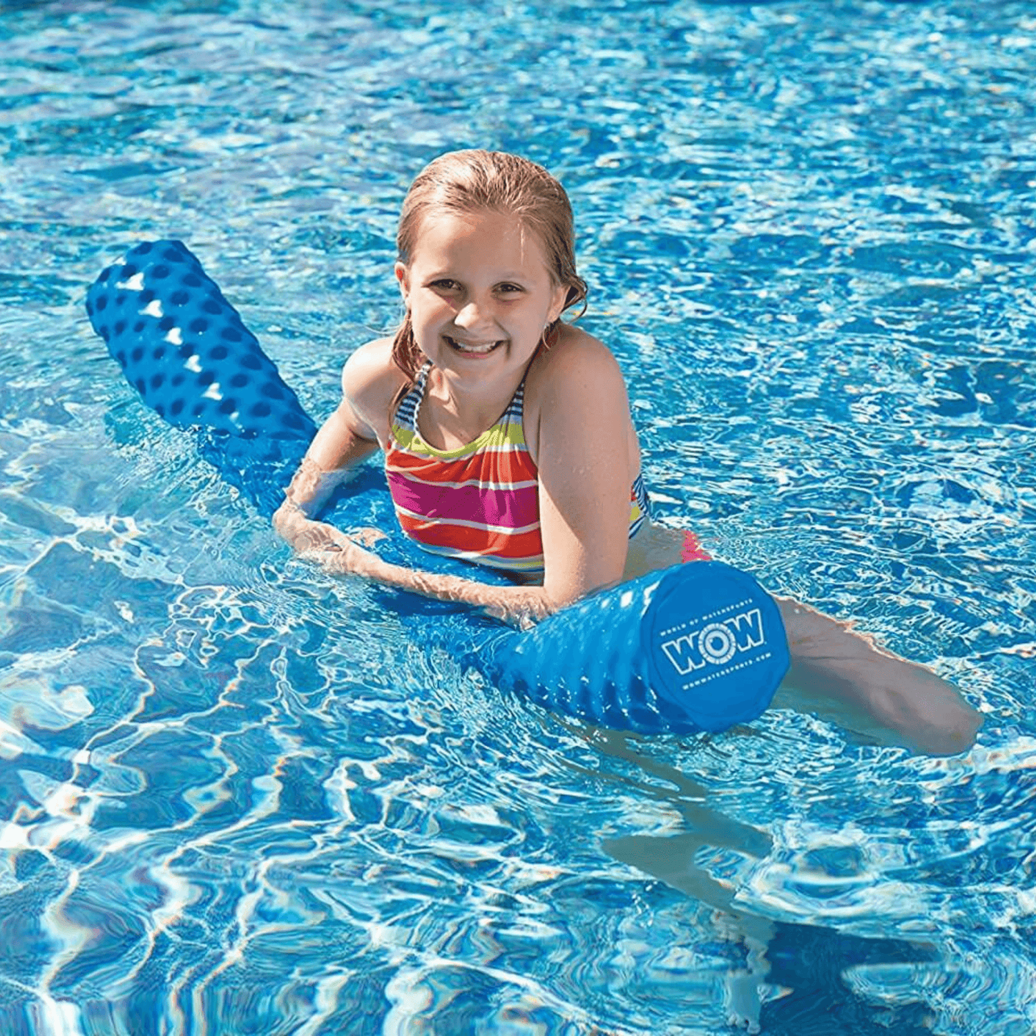 Wow Watersports WOW Dipped Foam Pool Noodle, Salt water and Pool Chemical Safe - Blue Jupiter Gear Home