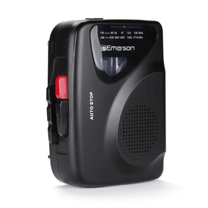 Emerson Portable Cassette Player &amp; Recorder w AMFM Radio and Built-In Speaker Jupiter Gear Home