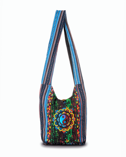 Kathmandu Collection Yin Yang Print Hobo Bag Jupiter Gear Home