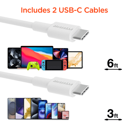 HyperGear 45W USB-C PD PPS Tri-Port GaN Fast Wall Charger Jupiter Gear Home