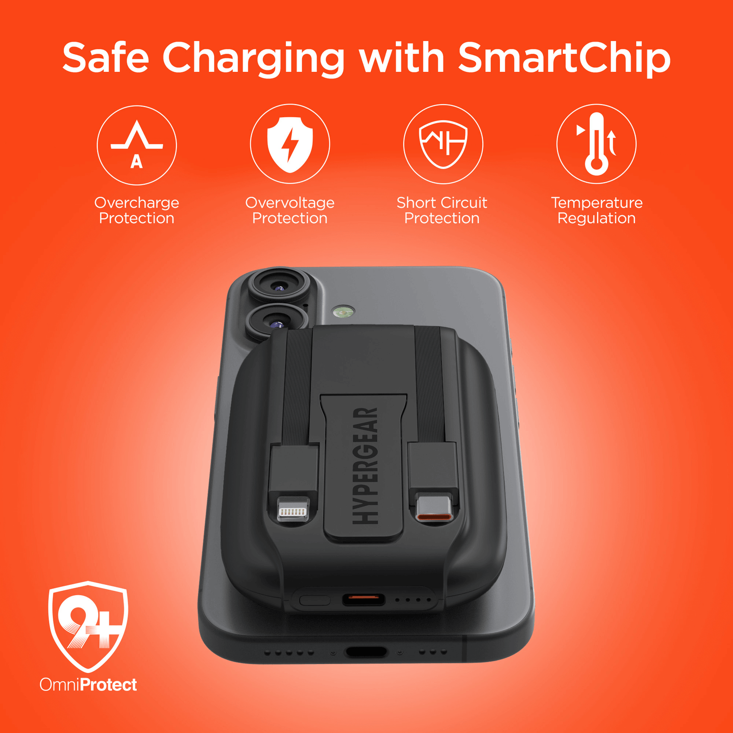 HyperGear Mag Grip Go 5000mAh Wireless Power Bank Jupiter Gear Home