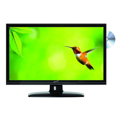 Supersonic 15.6" 12 Volt ACDC LED HDTV with DVD Player, USB, SD Card Reader and HDMI (SC-1512) Jupiter Gear Home