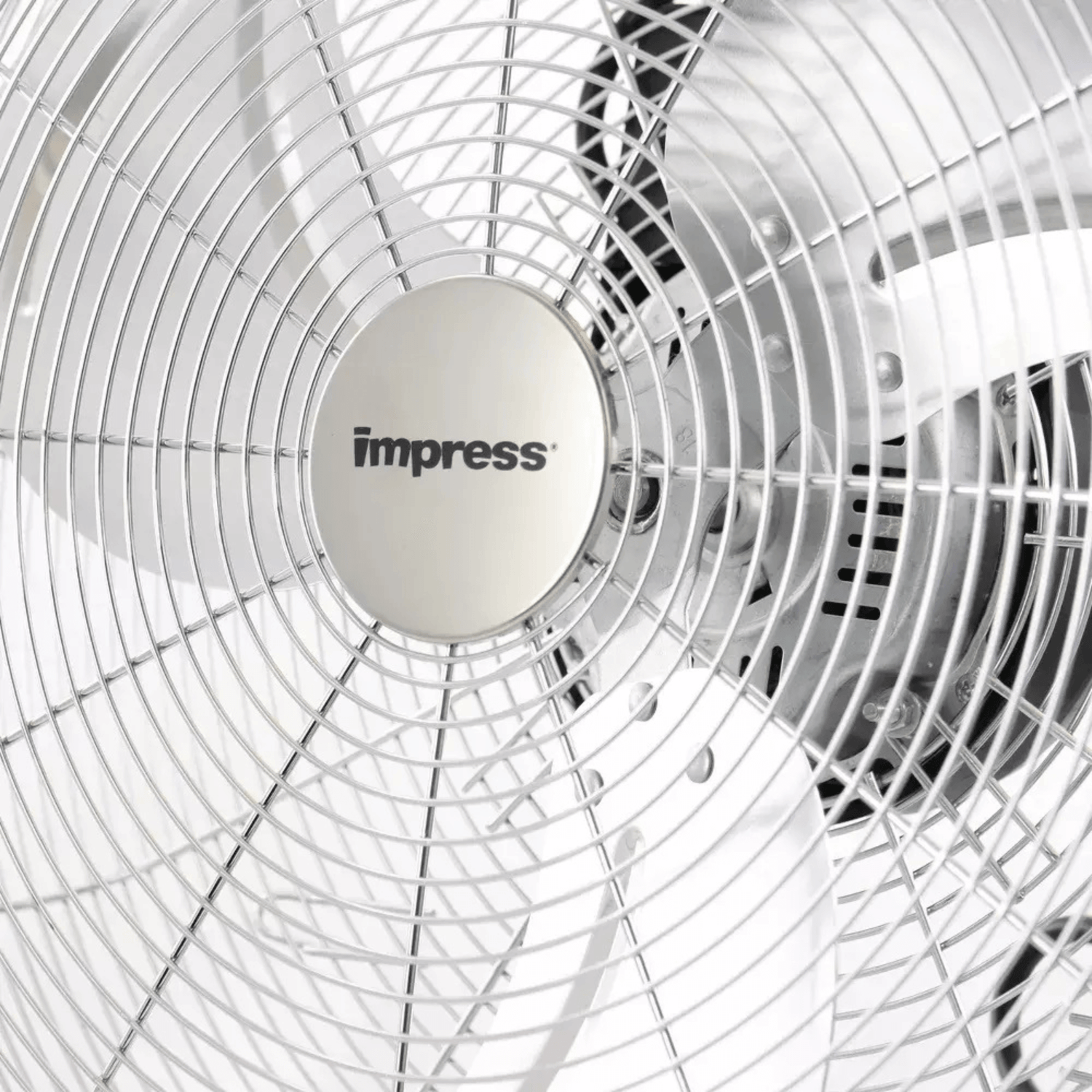 Impress 18-Inch High-Velocity Floor Fan with Chrome Finish Jupiter Gear Home