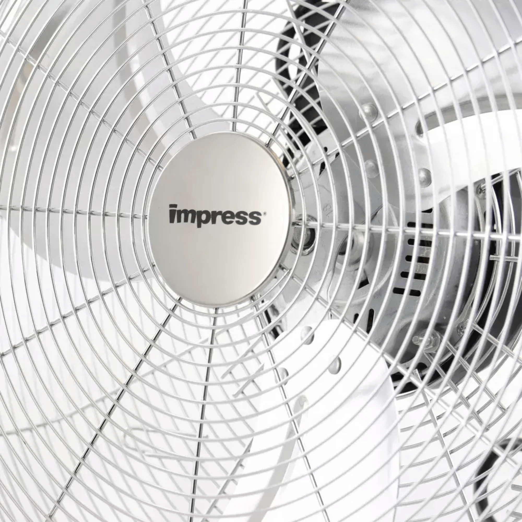 Impress 18-Inch High-Velocity Floor Fan with Chrome Finish Jupiter Gear Home