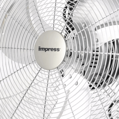 Impress 18-Inch High-Velocity Floor Fan with Chrome Finish Jupiter Gear Home