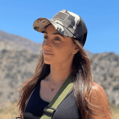 JupiterGear American Flag Trucker Hat with Adjustable Strap | Breathable &amp; Unisex Jupiter Gear Home