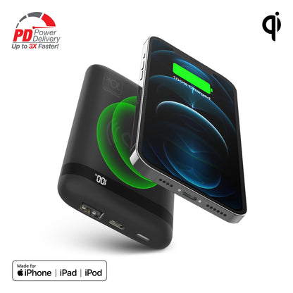 Naztech PowerBolt PD Wireless Power Bank with MFI Input Jupiter Gear Home