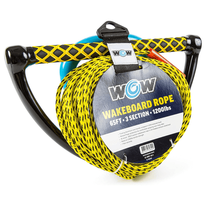 WOW Watersports 65ft 3-Section Wakeboard Rope Jupiter Gear Home