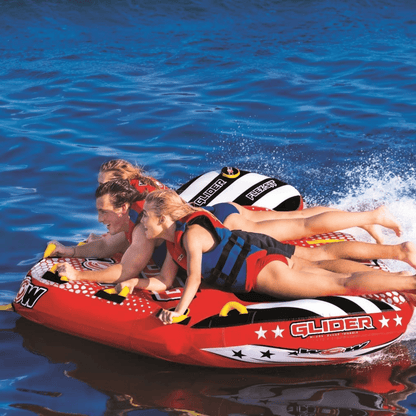 WOW Watersports Glider 3 Person 3P Towable with Flex Seating Jupiter Gear Home