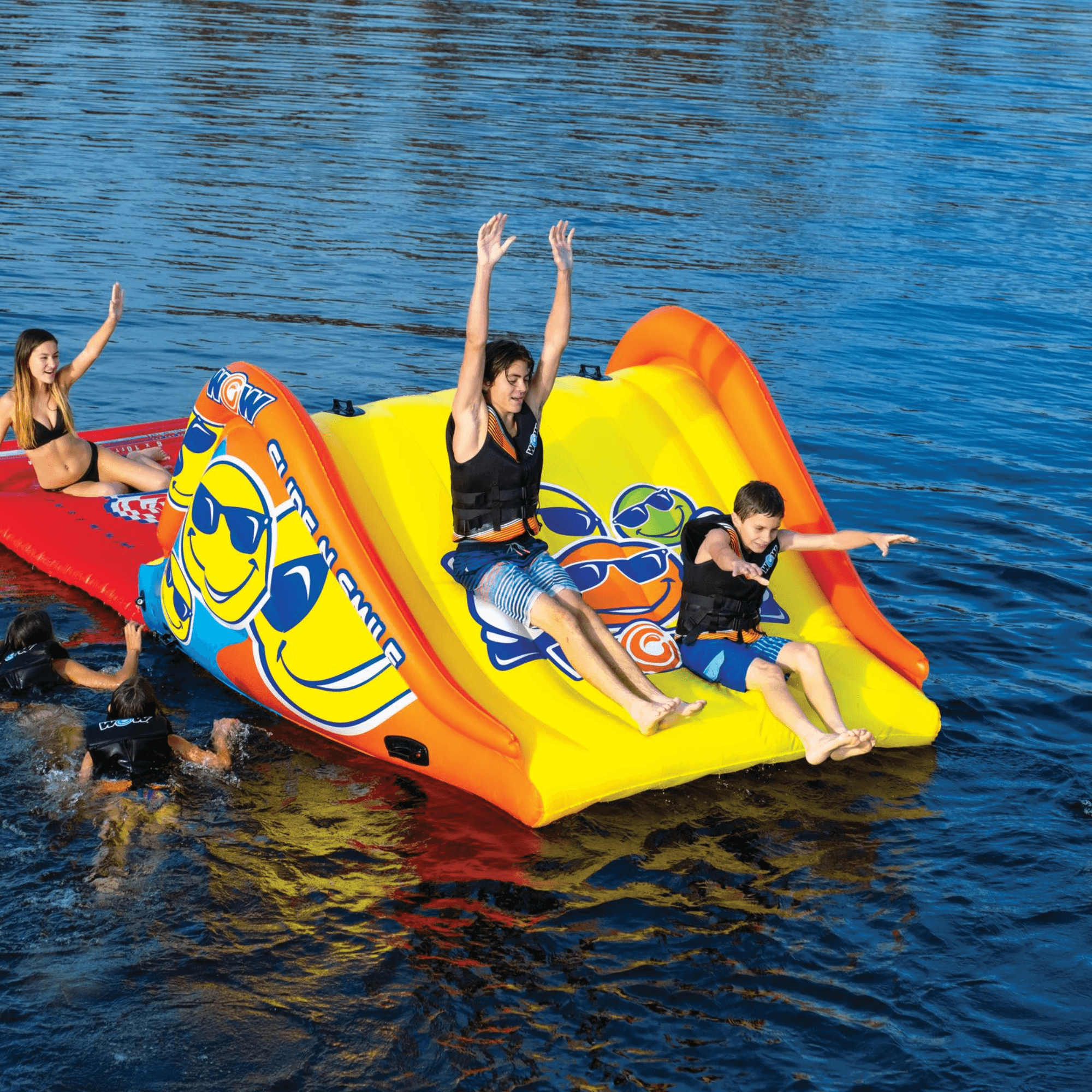 WOW Watersports Slide and Water Walkway Slide N Smile Combo Jupiter Gear Home