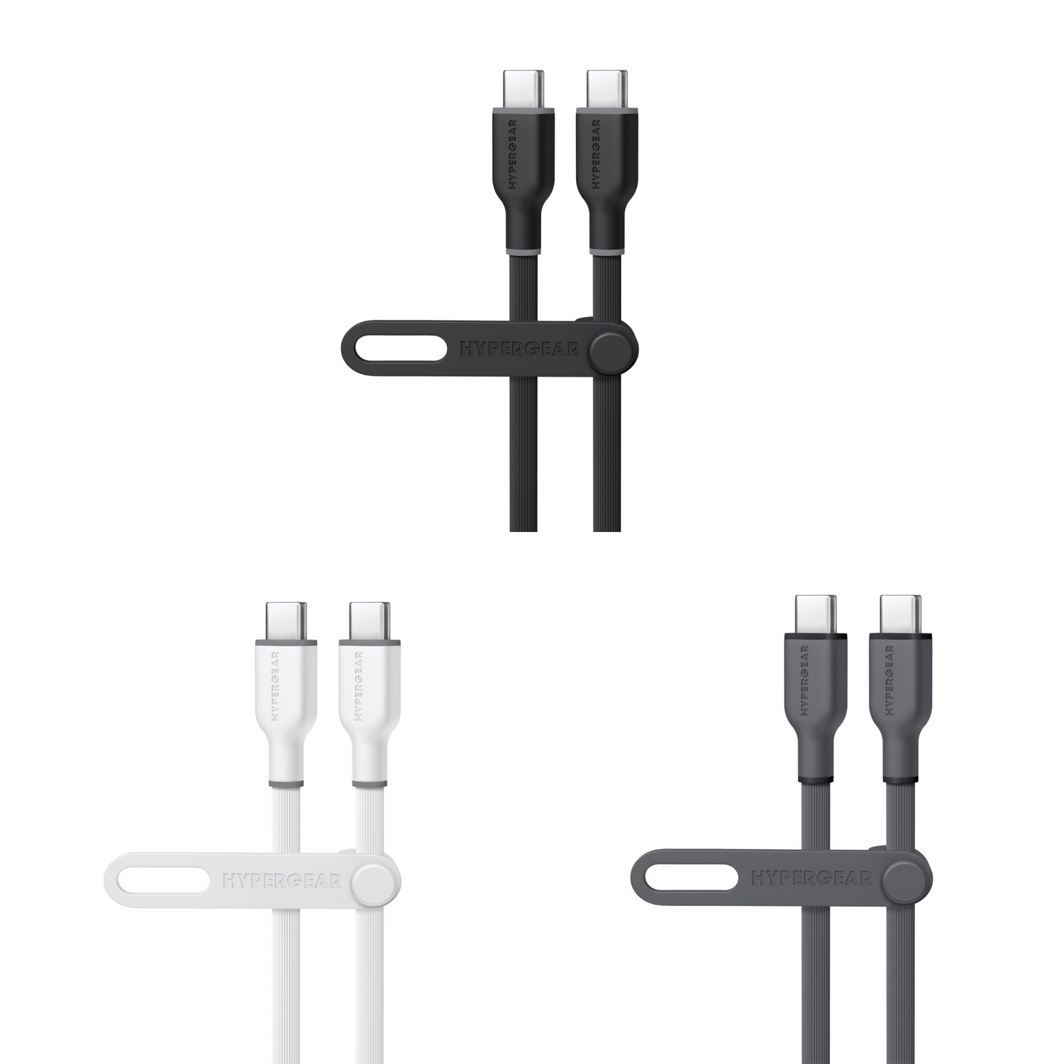 HyperGear Flexi PRO USB-C to USB-C Cable 15ft Jupiter Gear Home