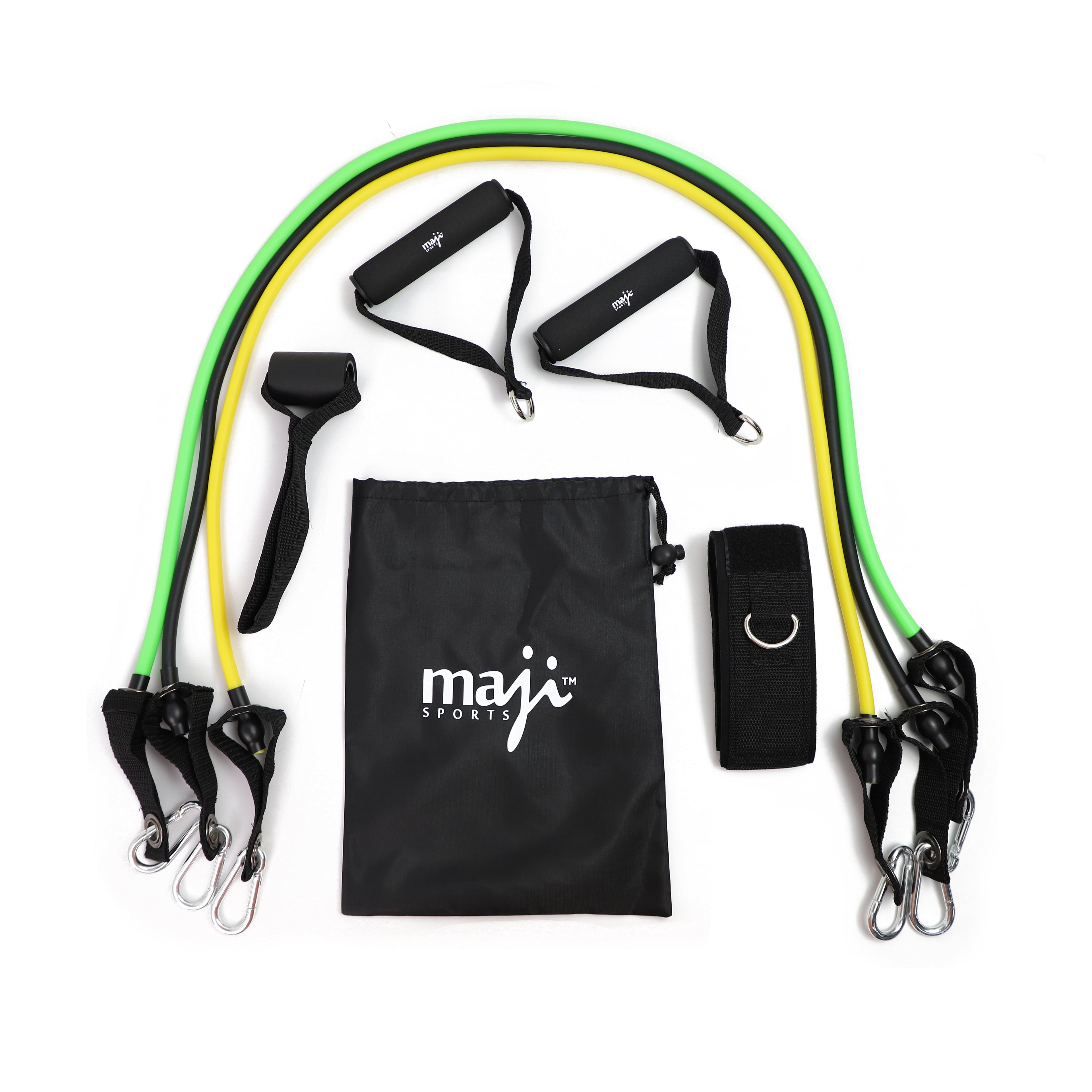 Maji Sports Full-Body Resistance Training Workout Tube Kit Jupiter Gear Home