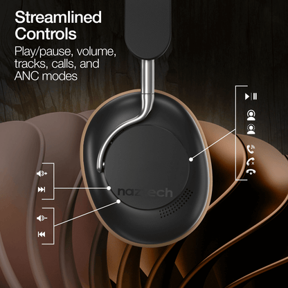 Naztech Aura 360 ANC Wireless Headphones Jupiter Gear Home
