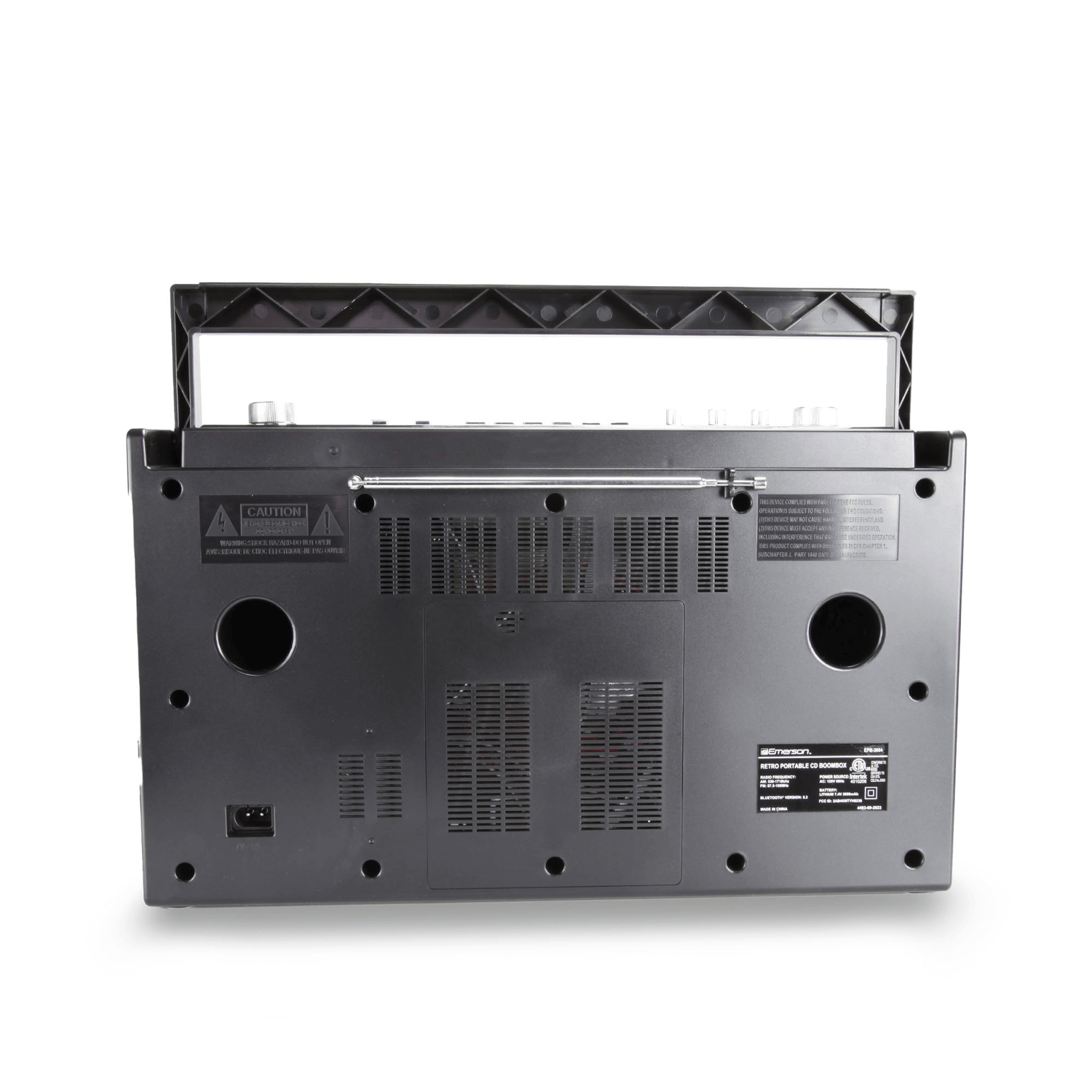 Emerson Retro Portable CD Boombox w Programmable Memory and LED Digital Display Jupiter Gear Home