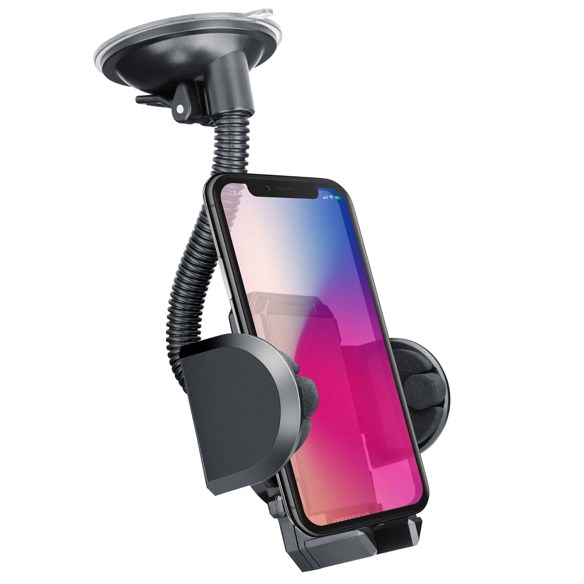 HyperGear Universal Windshield Phone Mount Black (14369-HYP) Jupiter Gear Home