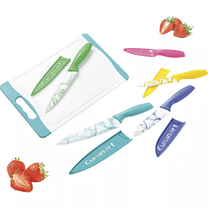 Cuisinart Advantage Cutlery 11-Piece Cutting Board and Marble Knife Set Jupiter Gear Home