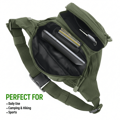 XGear Tactical Hunting Fanny Pack with USA Flag Patch Jupiter Gear Home