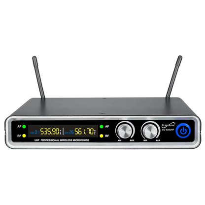 Supersonic UHF Dual Fixed Channel Professional Wireless Microphone Jupiter Gear Home
