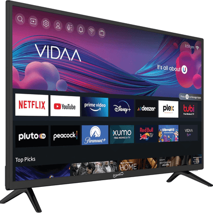 Supersonic 32-inch DLED Smart HDTV with DVD Player ATSC and NTSC System ACDC Compatible Jupiter Gear Home