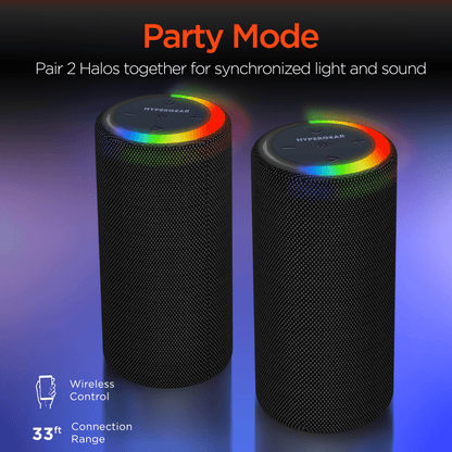 HyperGear Halo XL Wireless LED Speaker Jupiter Gear Home