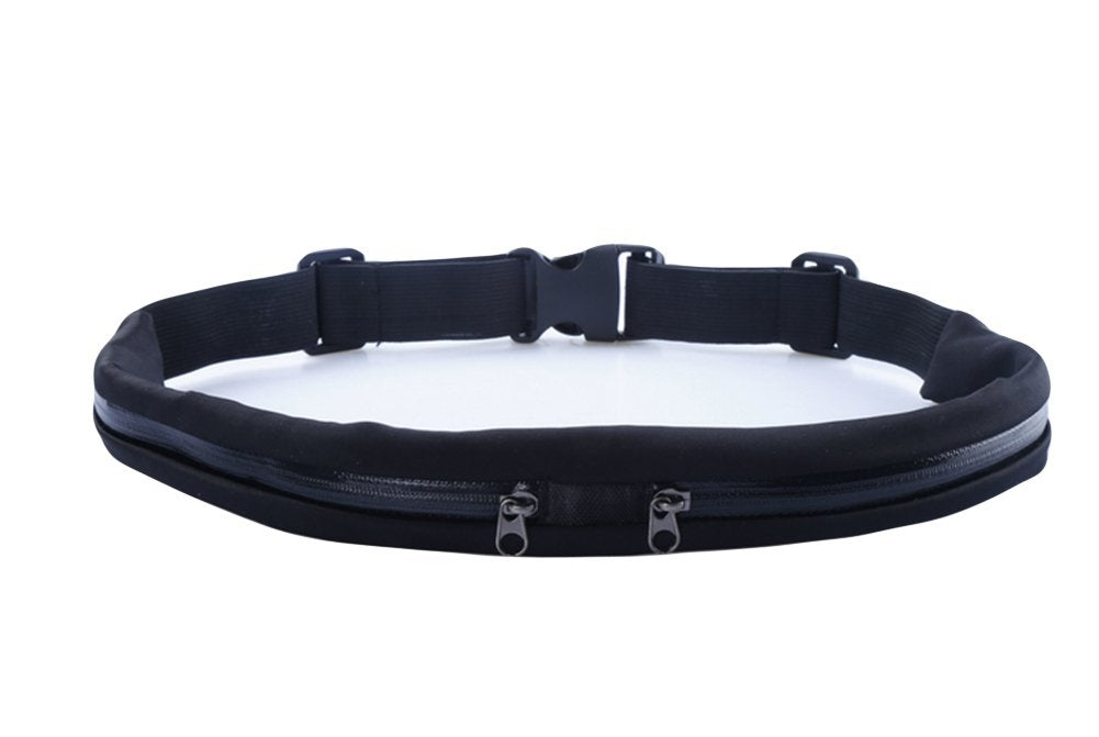 JupiterGear Dual Pocket Running Belt Sports and Travel Fanny Pack for Jogging, Cycling and Outdoors Jupiter Gear Home