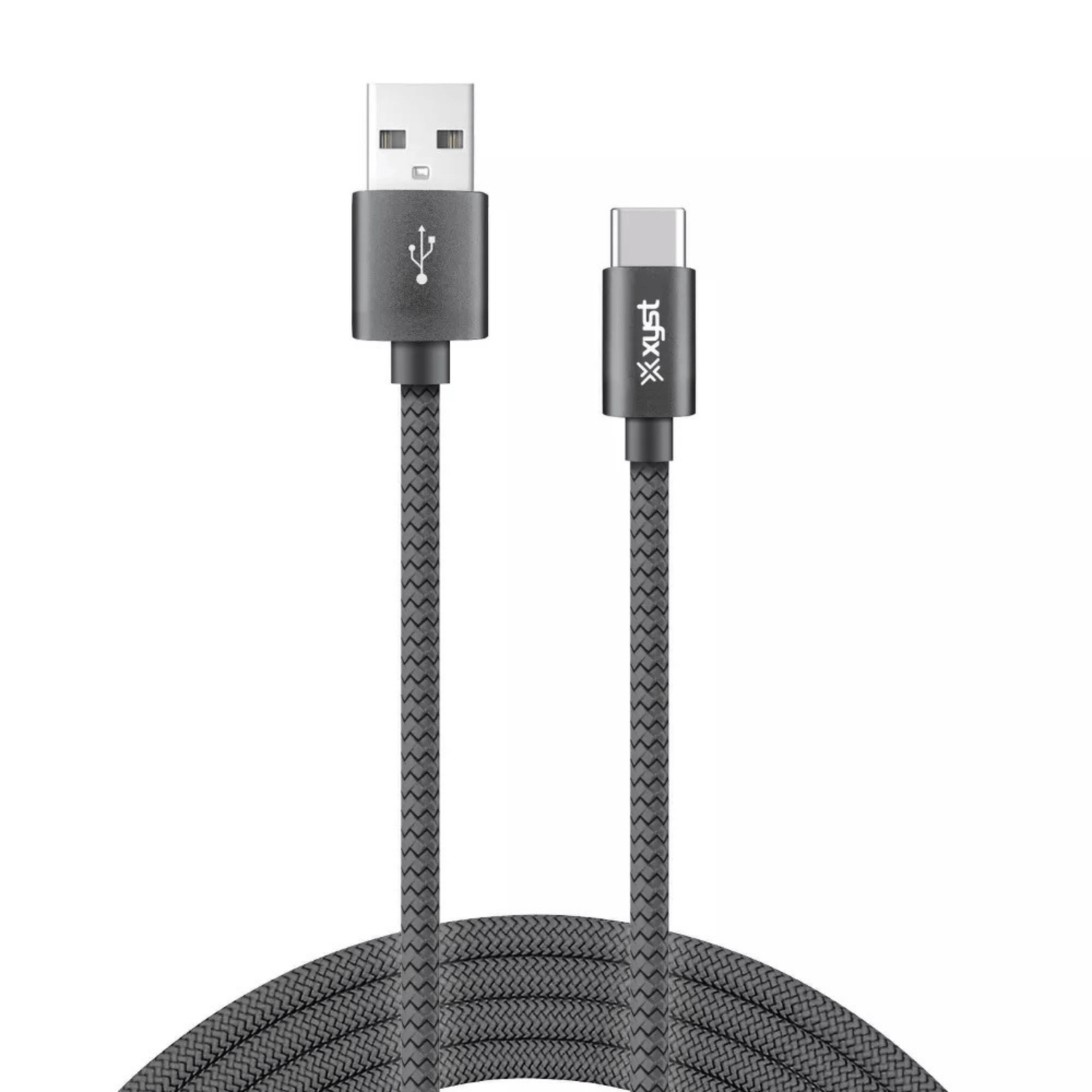 Xyst Charge and Sync USB to USB-C Braided Cable 10Ft Jupiter Gear Home