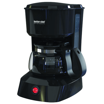 Better Chef 4-Cup Coffeemaker with Grab-A-Cup Feature Jupiter Gear Home